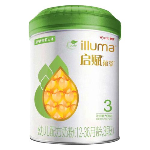 【包邮直发】Wyeth惠氏启赋蕴萃幼儿配方奶粉（12-36月龄，3阶段）900g*1罐